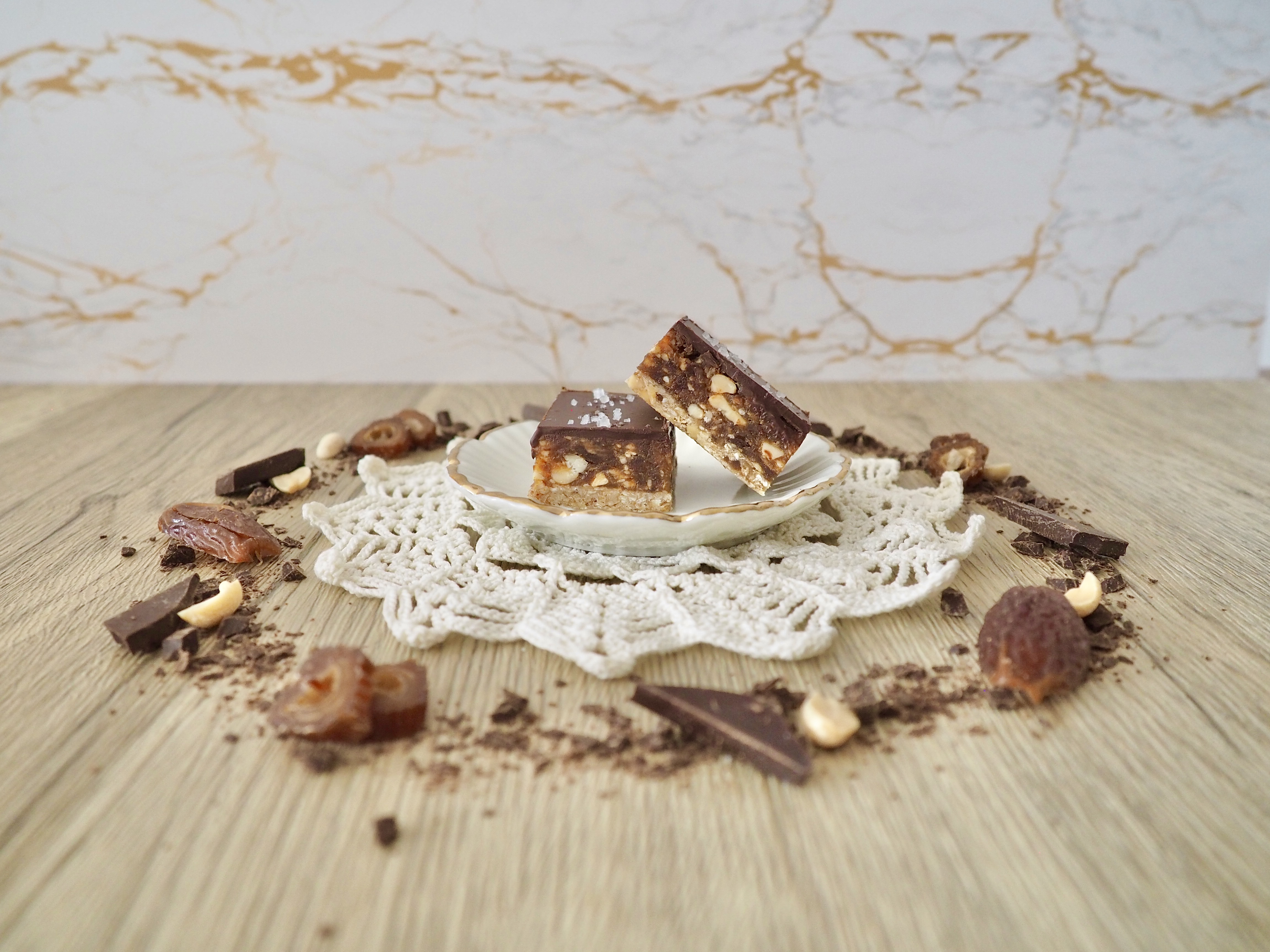 Dattel-Erdnuss-Riegel